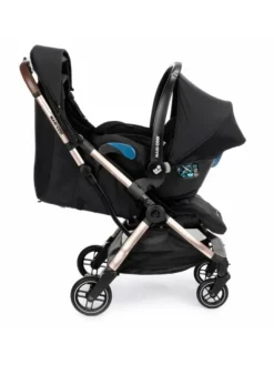 Maxi-Cosi Eva 3 Matkarattaat - Essential Black/Champagne