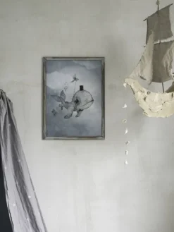 Mrs Mighetto DEAR WHALIE 50x70