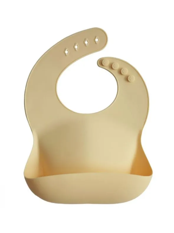 Mushie silikoninen ruokalappu (sunshine)
