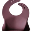 Mushie silikoninen ruokalappu (dusty rose)