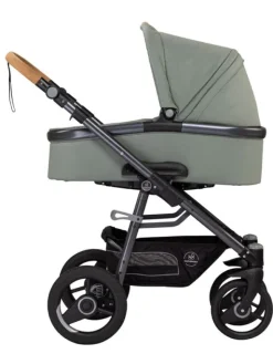 Naturkind Lux Evo yhdistelmävaunut Solight Ecco renkailla, Jade