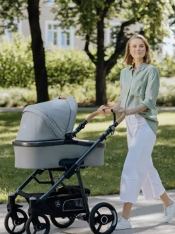 Naturkind Lux Evo yhdistelmävaunut Solight Ecco renkailla, Siebenschläfer