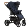 Naturkind Lux Evo yhdistelmävaunut Solight Ecco renkailla, Kornblume