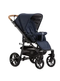 Naturkind Lux Evo yhdistelmävaunut Solight Ecco renkailla, Kornblume