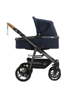Naturkind Lux Evo yhdistelmävaunut Solight Ecco renkailla, Kornblume