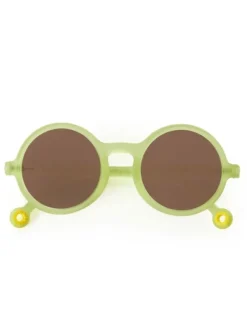 Olivio&Co Lasten Aurinkolasit Kids 3-5v, Round Lime Green