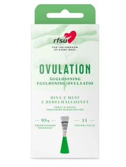 Ovulaatiotesti RFSU 14kpl– Tunnistaa 2 hedelmällisintä päivää