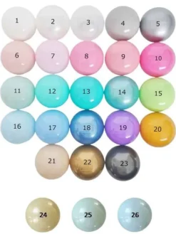 Pallomeren pallot 100 kpl – pehmeät ja turvalliset pallot lapsille