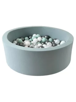 Pehmeä pallomeri + pallot (valitse värit), dirty mint