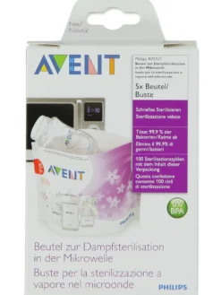 Philips Avent - mikrohöyrysterilointipussi 5kpl