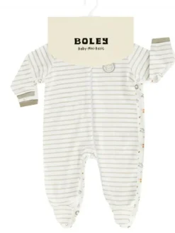 Pitkähihainen vauvan haalari 2-PACK, hiekka | BOLEY
