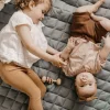 Play&Go leikkimatto/lelupussi Organic Soft, Dusty Blue