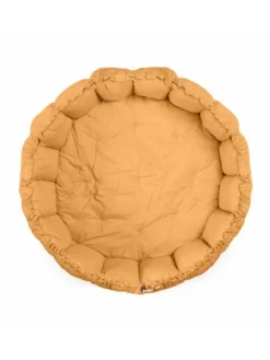 Play&Go leikkimatto Organic soft Bloom, Dusty Mustard