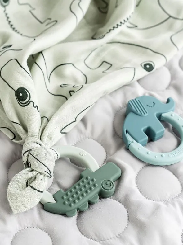 Purulelu 2-pack Deer friends Green/Blue | DONE BY DEER