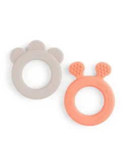 Purulelu 2-pack Deer friends Sand/Coral | DONE BY DEER