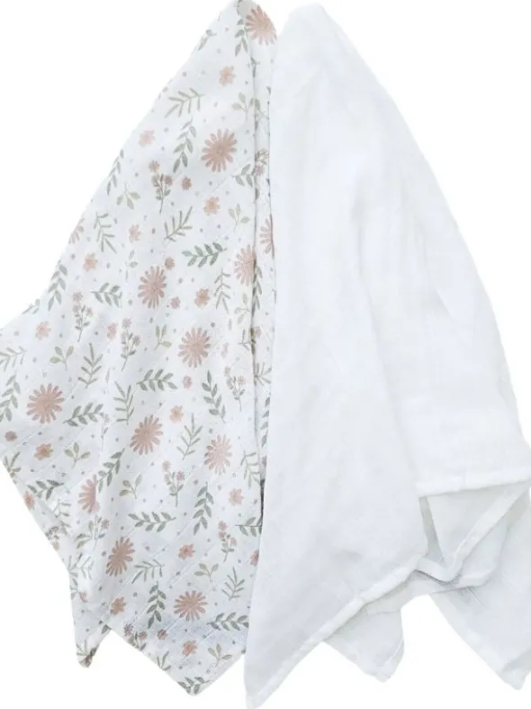Puuvillainen harsoliina 2kpl 70x70 cm – Blossom