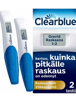 Raskaustesti Clearblue Digital viikkonäytöllä 2kpl