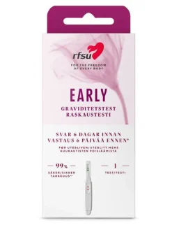 Raskaustesti RFSU puikko 1kpl - testaa varhain