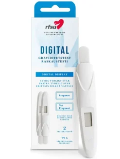 RFSU Digital Raskaustesti 1kpl – raskaustesti selkeällä tuloksella