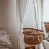 Rottinkinen Moses-ensisänky pyörillä – hengittävä & orgaaninen