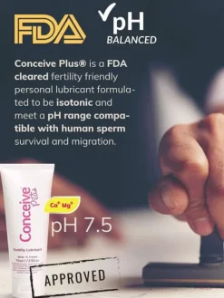 Sasmar Conceive plus siittiöystävällinen liukuvoide 75ml