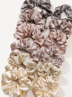 Scrunchie satiinihiusdonitsi