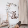 Seinätarra 140cm, Circle Forest Animals 1