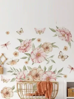 Seinätarra 140cm, Meadow Flowers