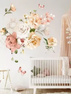 Seinätarra 150cm, Tea Roses