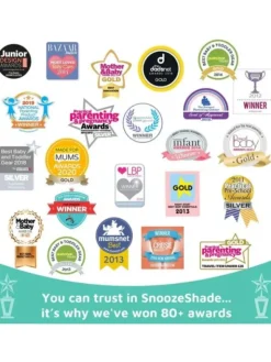 SnoozeShade Original Deluxe – vaunujen pimennyssuoja