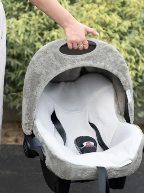 Suojaava kuomu turvakaukaloon, Teddy urban taupe