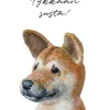 Tykkään susta - koira kortti