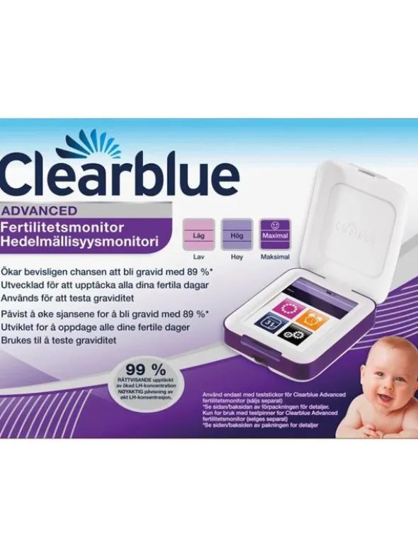 Uusi Clearblue hedelmällisyysmonitori 1kpl