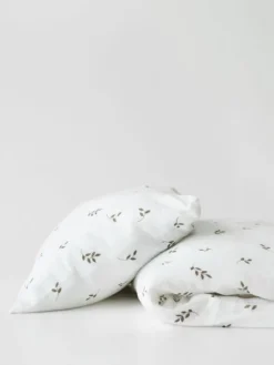 Vauvan harso pussilakanasetti 85x125cm - Cream Leaves