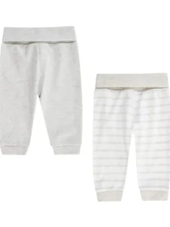 Vauvan housut 2-PACK, harmaa | BOLEY