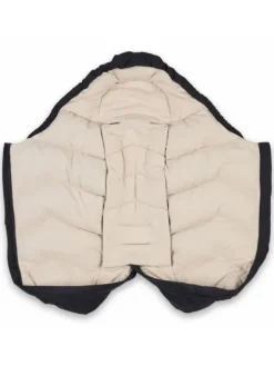 VOKSI - Move vauvan untuvalämpöpussi, edessä vetoketju, black