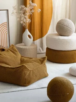 Wigiwama - Rahi Ottoman Teddy Cream White