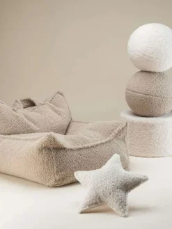 Wigiwama - Tähtityyny Teddy Cream White